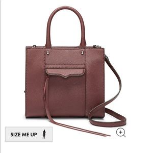 Rebecca Minkoff MAB mini tote Bordeaux.
